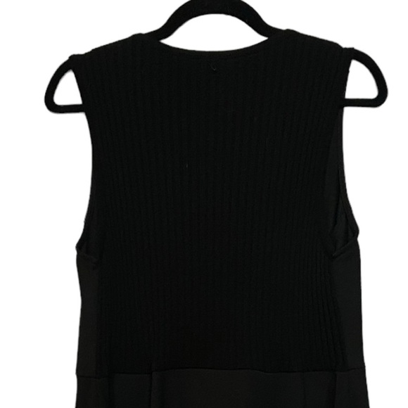 Bitte Kai Rand Academia Sleeveless Midi Half Button Front Size Large Black Dress - Picture 9 of 15